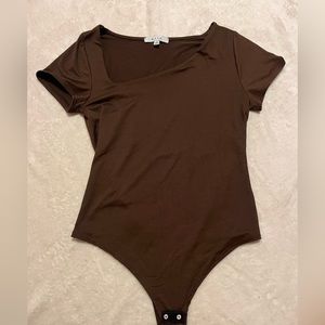 Brown bodysuit